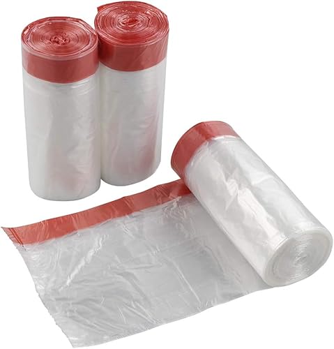 Miniatura 7 de Bolsas de basura pequeñas con cordón de 1.5 galones, bolsas de basura pequeñas, forros transparentes para contenedores