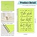WHLBHG Inspirational Gift 2pcs Positive Spiral Notebook Take Pride in How Far You've Come Writing Notebook Motivational Gift for Women men (2 spiral-take light green)