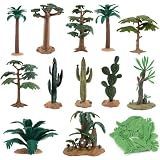 Gartenlandschaft Simulation Bäume Spaß Dekoration Figuren für Kinder Spielzeit und kreativen Modellbau (Gras)