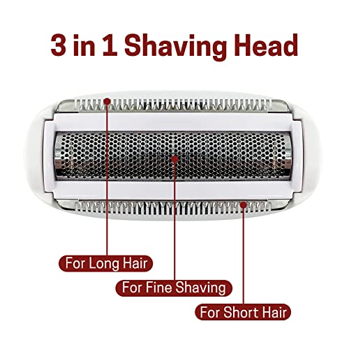 Vacto Electric Razor For Women, 4-In-1 Women’s Body Hair Removal, Pubic Shaver Bikini Trimmer For Eyebrow Face Body Underarm, Portable Ladies Shaver, Women’s Trimmer Usb Rechargeable Ipx7 Waterproof #TOP3