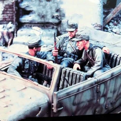 Soldat Allemand 1/35 figurines en résine à assembler avec conducteur