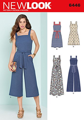 New Look Patterns Misses  Jumpsuits and Dresses A (6-8-10-12-14-16-18) 6446