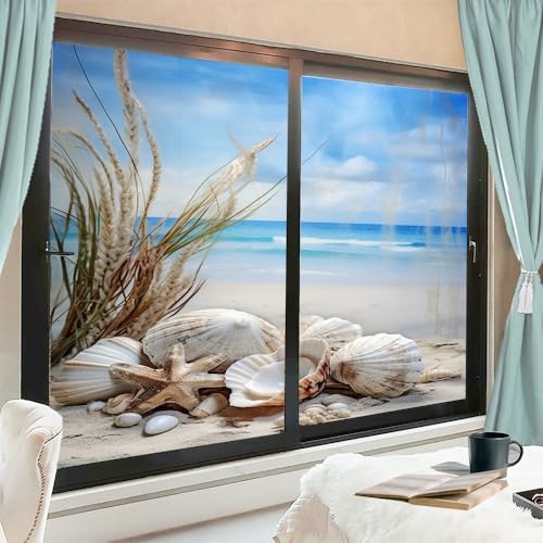 Vinilo Decorativo de Vidrio para Ventana 17.7 x 23.6 pulgadas x2 miniatura 1