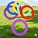 Stentec 5 Pack Flying Disc for Adults, Flying Ring, Beach Backyard Sports Play Colorful Discs, Outdoor Tossing Game Gift