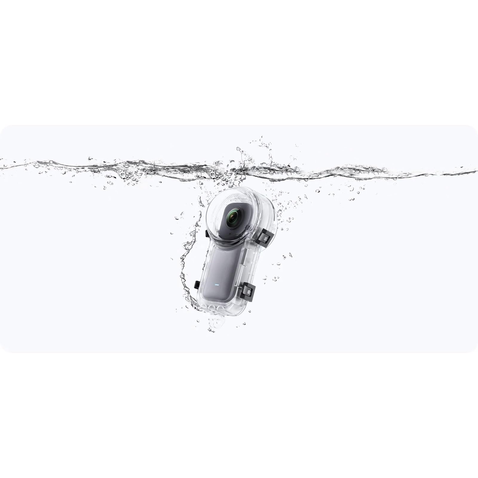 Unsichtbares Tauchgehäuse für Insta360 X3 – wasserdicht bis zu 50 m, neue transparente Unterwasser-Tauch-Schutzhülle