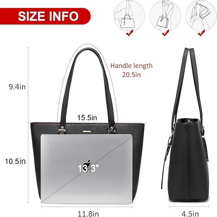 LOVEVOOK Purses and Handbags for Women Fashion Tote Bags Shoulder Bag Top Handle Satchel Bags | Purses, Handbags, Fashion, Top Handle, Purses, Handbags - Image 3