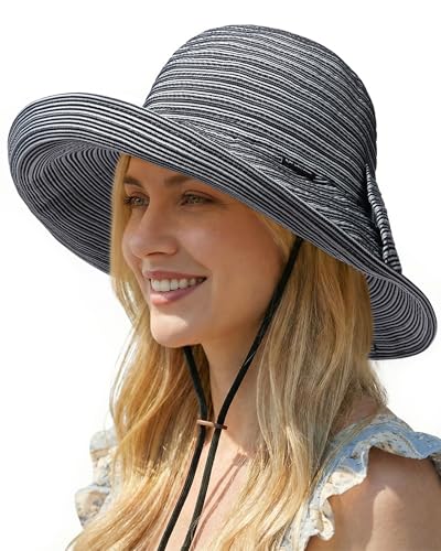 Sombrero de sol de ala ancha para mujer miniatura 1