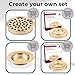 Steadfast Selections (Cup Tray) Gold Premium Communion Trays for Churches | Stainless Steel Communion Ware Set, Supplies | 40 Cup Tray