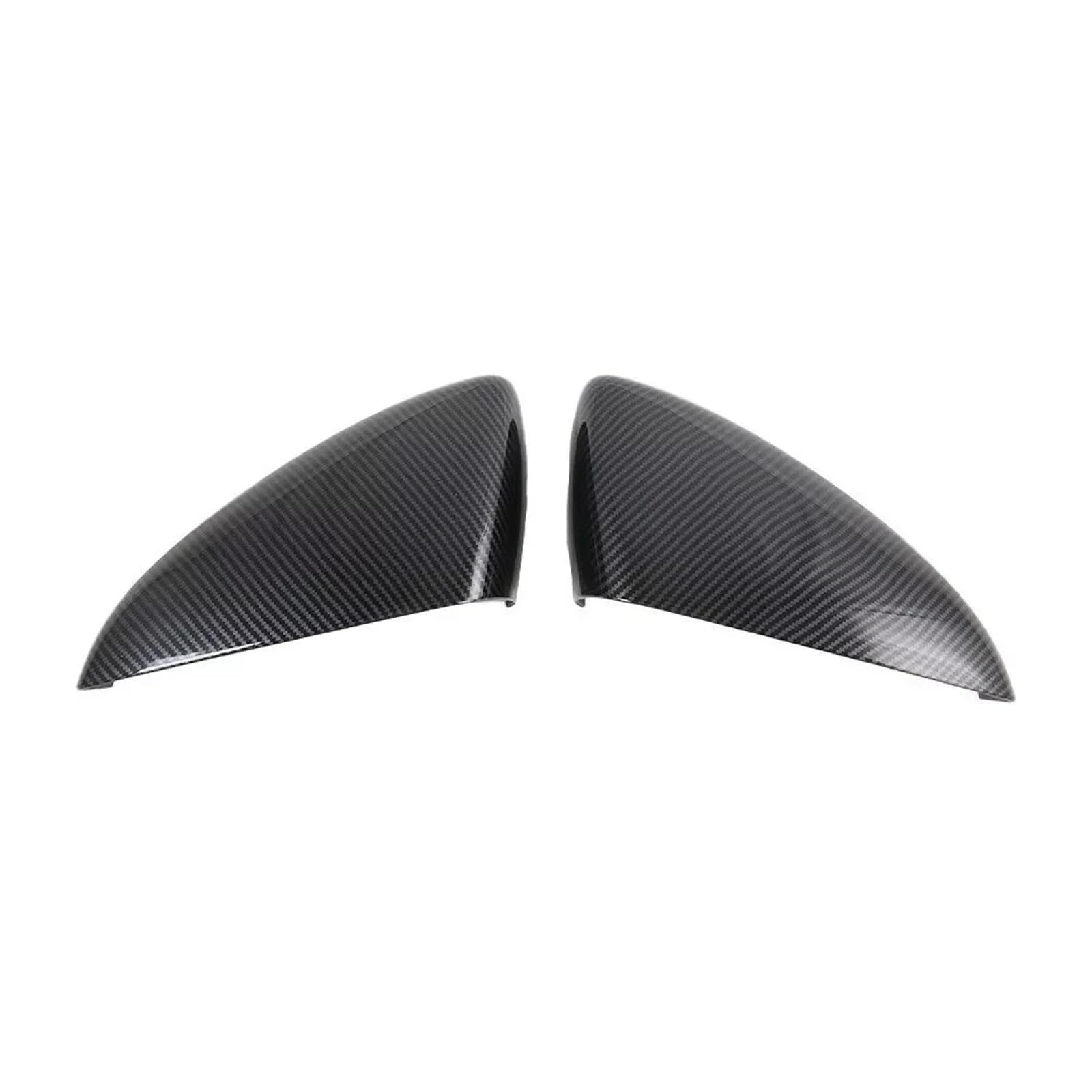 Replacement Covers Car Mirrors for Mazda for CX-30 CX30 2020-2023 Rearview Mirror Cover Wing Side Cap Sticker Case Trim Car Rearview Mirror Cap(Carbon)
