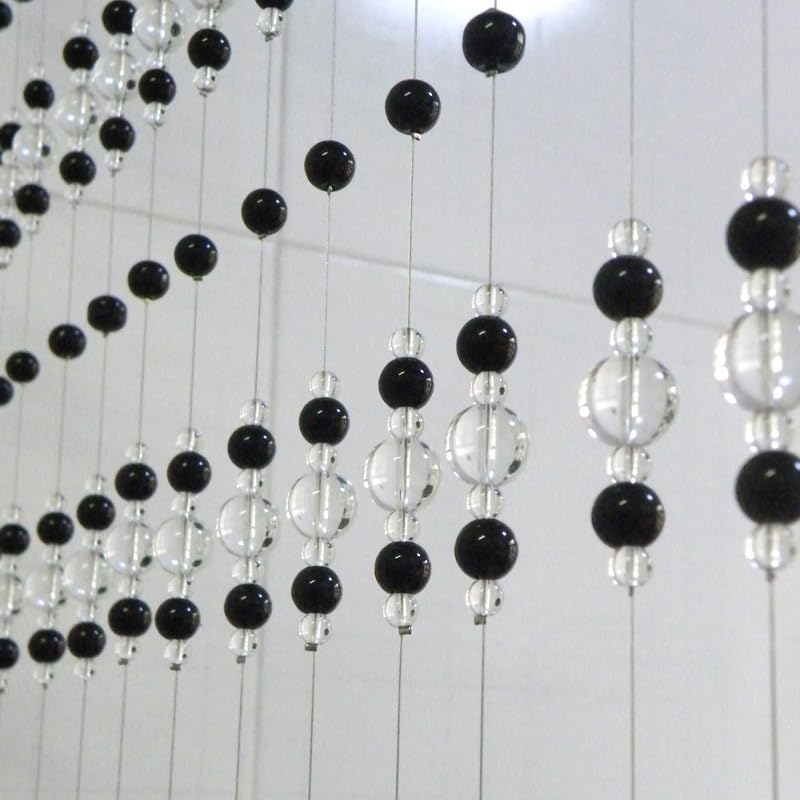 Rideau De Perles De Cristal Rideau de Perles de Cristal à 10 Cordes, décoration intérieure de la Maison, Rideau de Porte, décorations de fête, de Festival(Red,5 String 50cm)