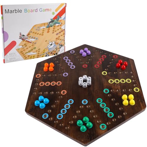 Juego de mesa Wahoo de madera 20 pulgadas para 4-6 jugadores miniatura 1