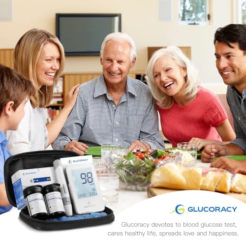 Glucoracy P723314130224 Blood Glucose Monitor Kit With 100 Blood Sugar Test Strips & Lancets, Glucometer thumb #6