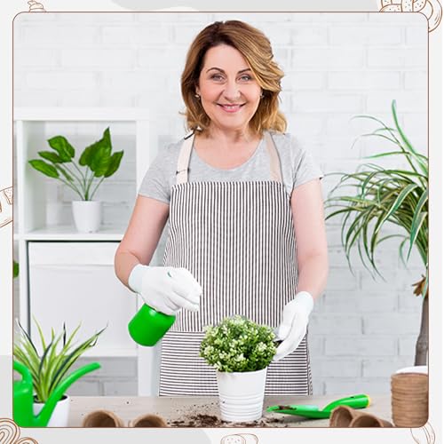 Livdouyu 2 Stück Schürze Kochschürze Damen Verstellbare Küchenschürze mit Taschen Männer Kittelschürze Baumwolle Schwarz Grau Schürze zum Kochen, Malen, Backen, Hausarbeiten