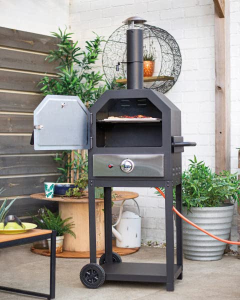 Gardenline Gas Pizza Oven Outdoor Grill & Pizza Peel Garden Charcoal Portable BBQ Smoker Bread Oven