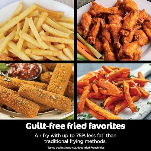 Ninja Foodi 6-in-1 FlexBasket Air Fryer with 7-QT MegaZone & Basket Divider for Large Proteins & Full Meals, Smart Finish Cook 2 Foods 2 Ways,... - Image 5