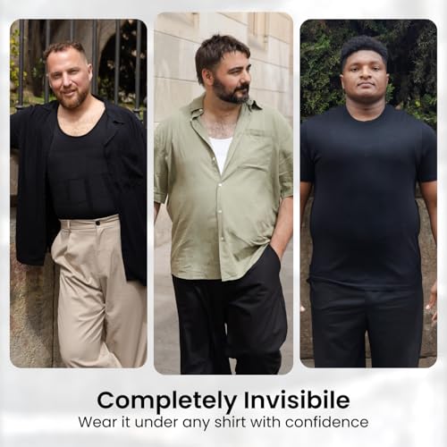 Image of SHAPERLUV Mens Compression Shirt Tank Top 2.0 Sleeveless Body Shaper - Compression Shirts for Men Shapewear Undershirt
