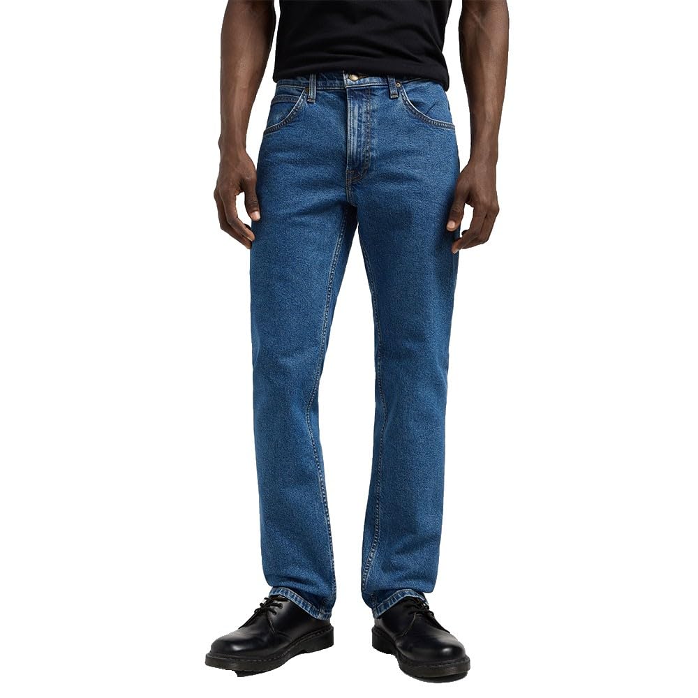 Lee Men's Brooklyn Straight Jeans, Belmont, 33/30