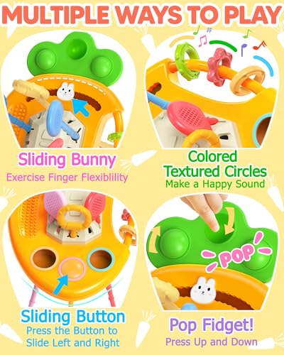 image for Tonberless Baby Easter Toys, Toddler Easter Basket Stuffers, Baby Birt