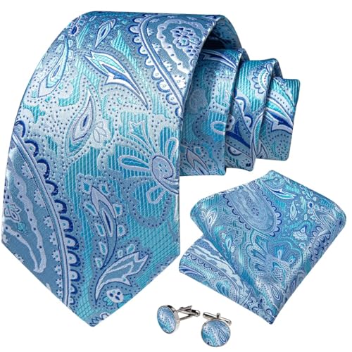 Set Corbata y Pañuelo de Seda y Poliéster para Hombre