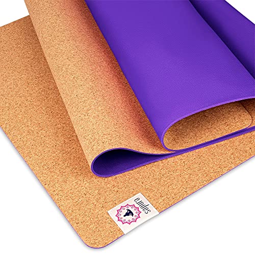 XXL Yogamatte rutschfest - Kork und Naturkautschuk 190cm - Extra...
