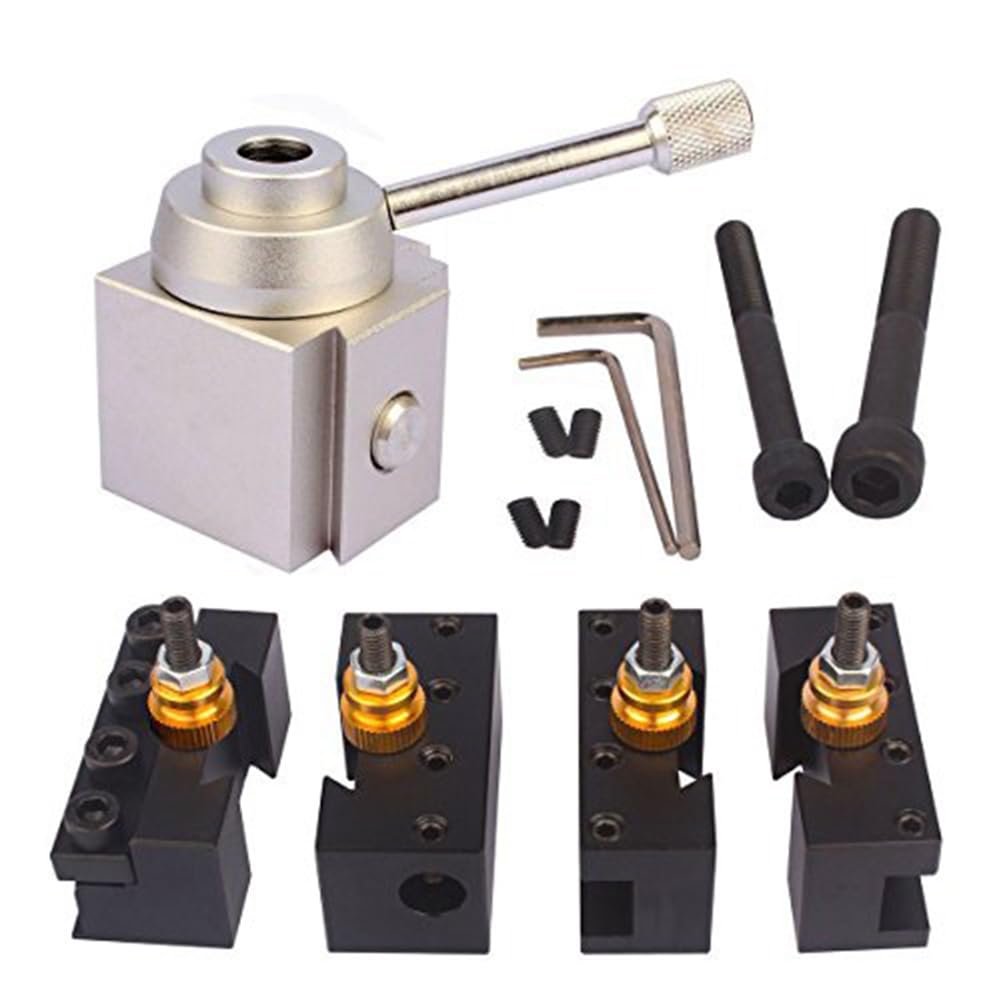 Mini Torno Portaherramientas de Cambio RáPido y Portaherramientas Portaherramientas Multifid Portaherramientas, Kit de Herramientas 120034,