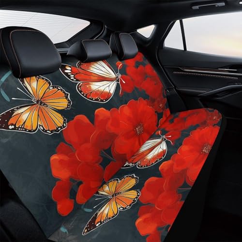 Housse de siège de voiture imperméable de qualité supérieure motif floral raffiné - 4
