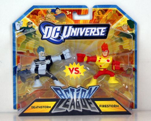 DC Universe Action League Deathstorm vs Firestorm 2pk Mini Figures