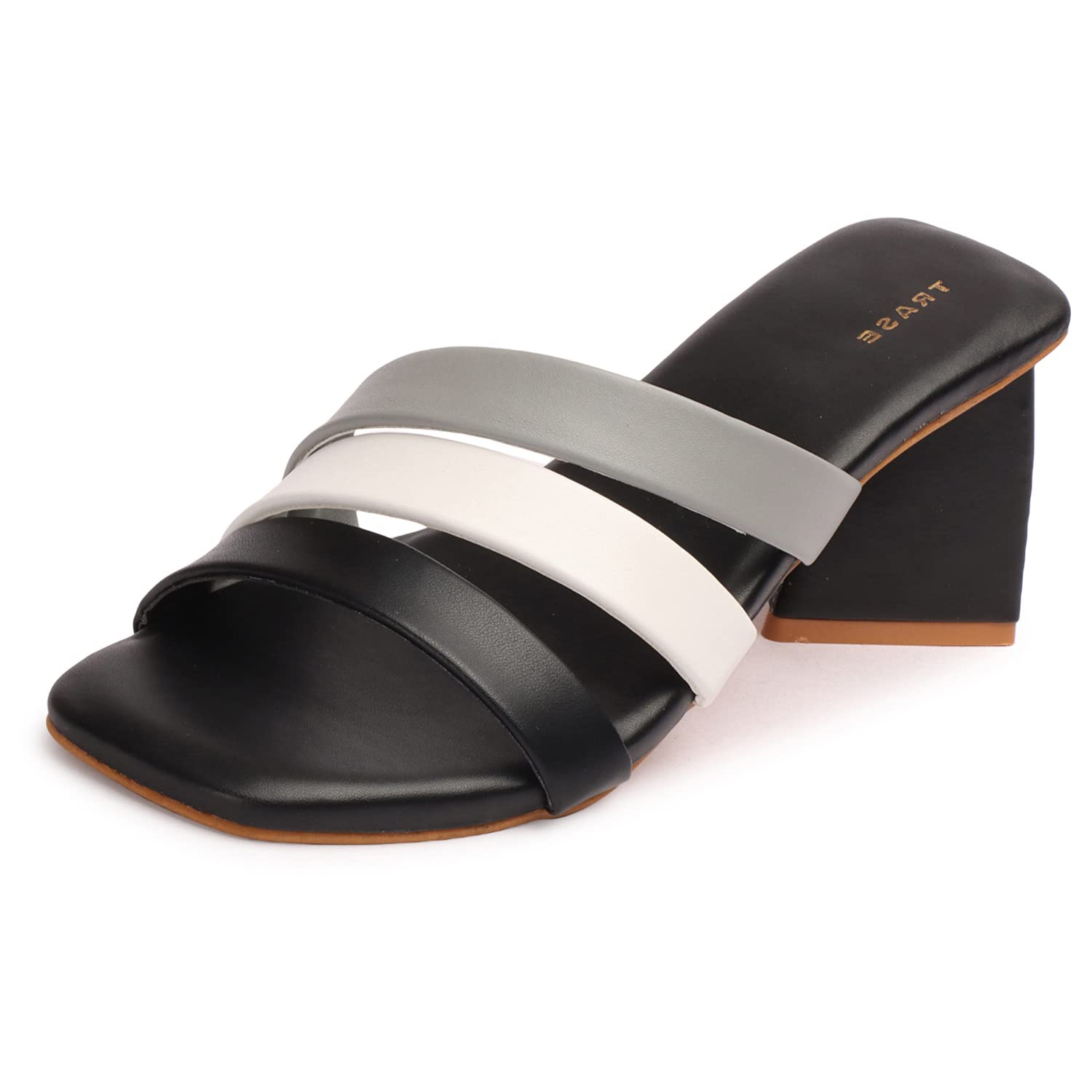TRASE Dina-I Womens Multicolor Straps Block Heels | Light Weight, Comfortable & Trendy Block Heels for Girls & Women | All Day Wear, Formal & Casual Occassions| Black, 8 UK (B0BWDT8Y3J) Amazon Price History, Amazon Price Tracker
