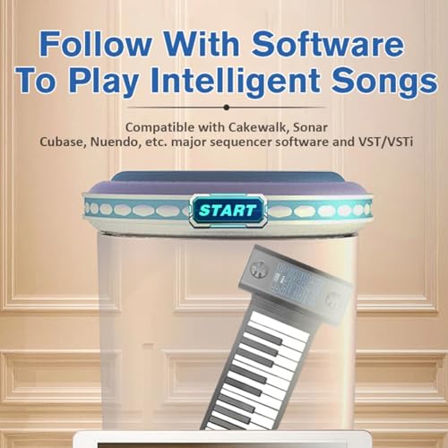 Piano Enroulable 88 Touches, Clavier de Piano électrique Portable, Casque Mp3, entrée USB, Sortie Midi, 128 rythmes, Cadeau pour garçons et Filles - Les Beatles, Paul McCartney, John Lennon, RIngo Starr, George Harrison Piano Enroulable 88 Touches, Clavier de Piano électrique Portable, Casque Mp3, entrée USB, Sortie Midi, 128 rythmes, Cadeau pour garçons et Filles – Image 6
