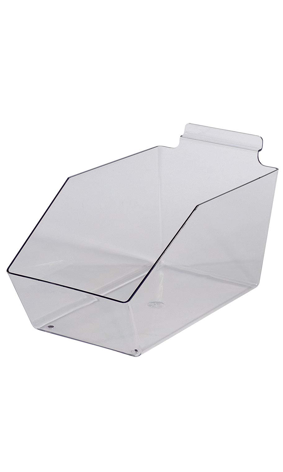 SSWBasics Clear Plastic Dump Bin - 6 X 5 ½ X 11 ½ - Set of 2