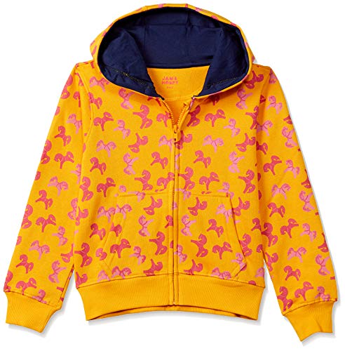 Image of Amazon Brand - Jam & Honey Girl's Cotton Winter Regular Fit Hooded Sweatshirt