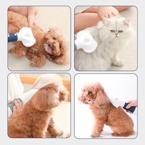 3-in-1 Dog Hair Dryer with Slicker Brush for Small and Medium-Sized Dogs and Cats Pet Hair - image 6