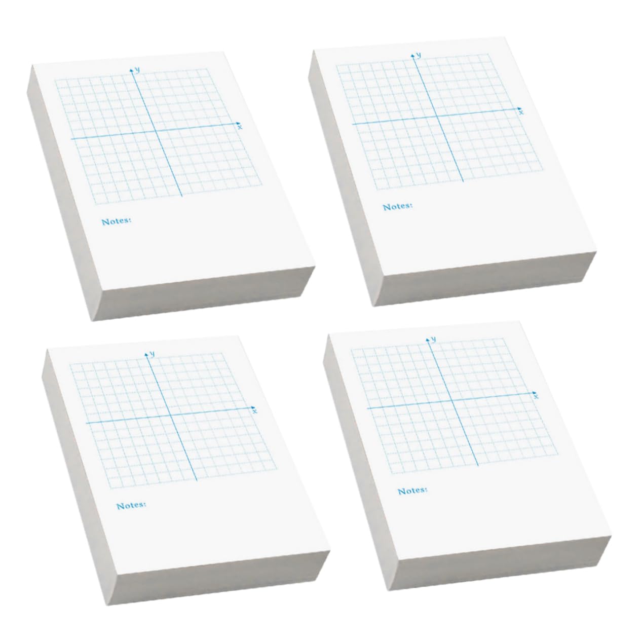 HOMSFOU 4 Piezas Libro De Ejercicios En Línea De Número Matemáticas Alto Aula Computadora Portátil Coordinar Punteado Dibujar Blocs De Notas Adhesivos Forrados Índice Plano Papel