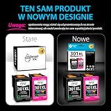 Smart Ink Regenerowane Tusz Zamiennik do HP 301XL 301 XL (Czarny i kolor Łączony pakiet 2 sztuki) do użytku z DeskJet 1000 1010 1050 1510 2050 2540 2541 3000 3050A 3510 Envy 4500
