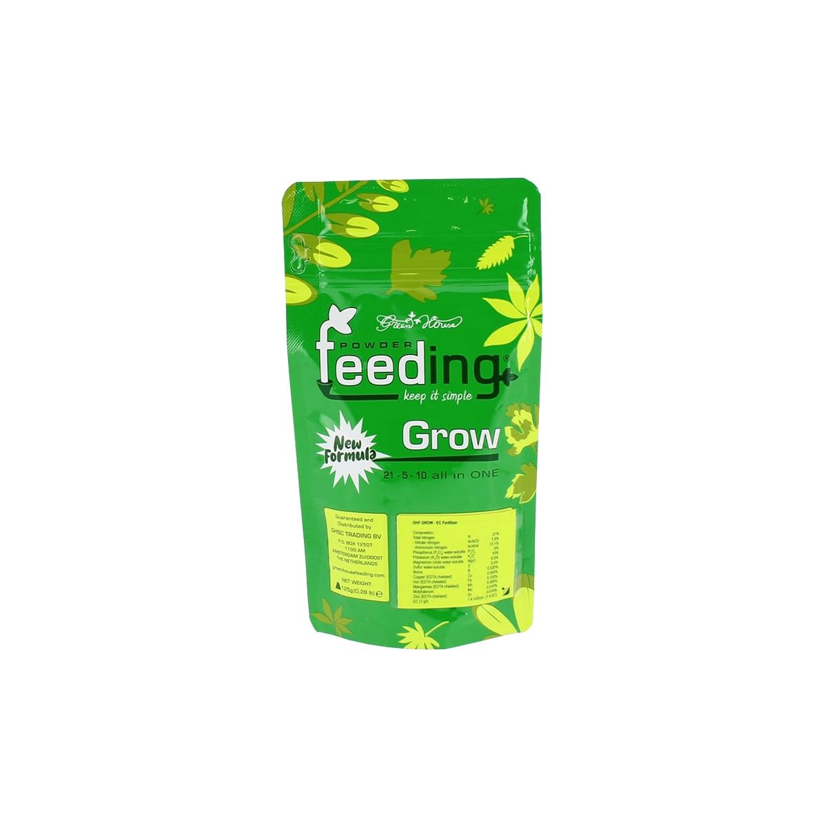 Powder Feeding GROW 125gr - Green House