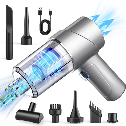 Handheld Vacuum Cordless, 13000Pa Powerful Suction Portable Hoover Cleaner Lightweight, Rechargeable Battery USB Mini Car Vacuum Cleaner Quick Charge High Power Suction, Cleaning for Pet Hair Home Handheld Vacuum Cordless, 13000Pa Powerful Suction Portable Hoover Cleaner Lightweight, Rechargeable Battery USB Mini Car Vacuum Cleaner Quick Charge High Power Suction, Cleaning for Pet Hair Home