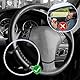 Lenkradfernbedienung, Auto Lenkradsteuerung Universal Lenkrad Controller Fernbedienung Wireless DVD Navigationstasten Multifunktions Bluetooth Autoradio Stereo Navigation Doppel Din Musik Zubehör