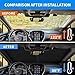 Windshield Sunshade Compatible with Subaru Crosstrek Forester Blocks UV Rays Sun Visor Protector Foldable Front Window Sun Shield (Forester/Outback/Ascent/Legacy/Impreza)