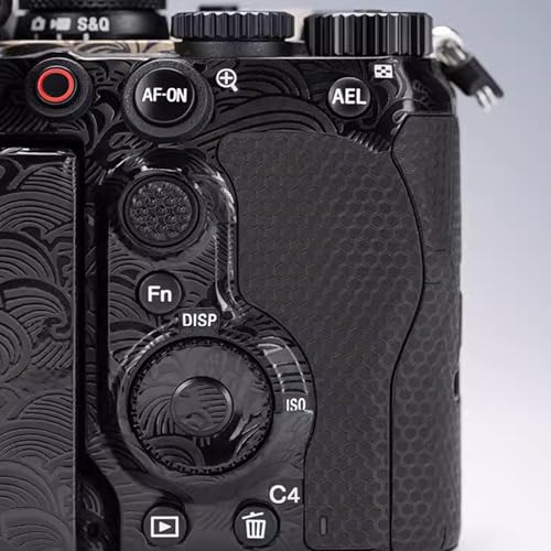 JERXTTON A9 III - Película protectora antiarañazos para cámara Sony Alpha 9 III ILCE-9M3 α9III A9M3 (Wave Black) - imagen 2