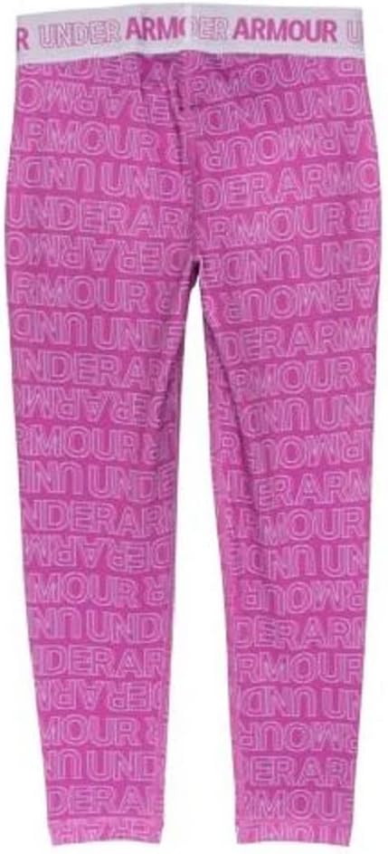 Under Armour Girl's Printed Crop Ankle Leggings (Small)