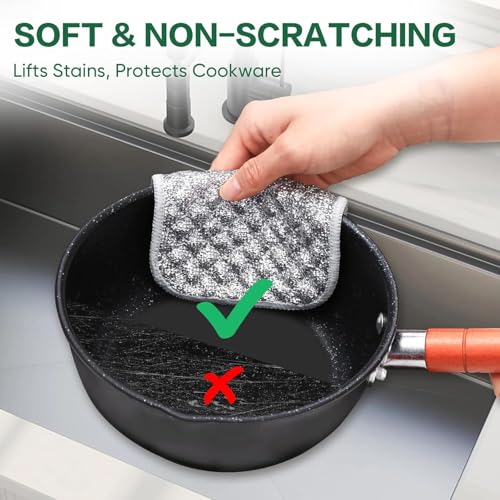 Image of 14 PCS Crevice Cleaning Brush & Scrubber Pad Set - Wire, Nylon & Brass Brushes with Ergonomic Handles & Multi-Layer Scrub Pads for Deep Cleaning Kitchen,Bathroom,Grout,Sink,Bottle,Grill,Car