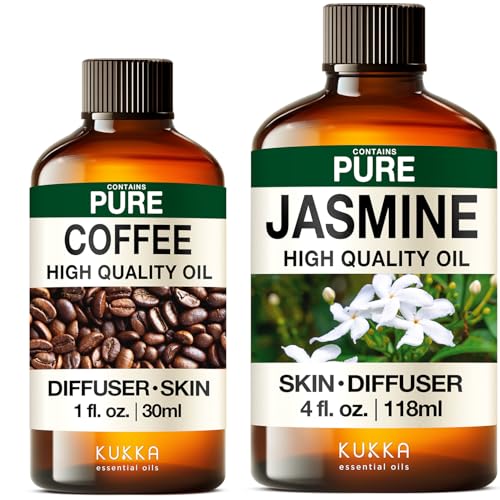 Set de Aceites Esenciales de Café y Jazmín 2x4 Fl Oz