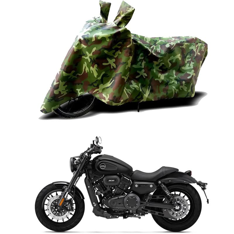 Image of 100% Water Resistant Bike Scooty Two Wheeler Body Cover Compatible for Keeway V302C Glossy /UV-Rays /Heat Protection /Birds Dropping /Scratchproof /Dust Proof /Waterproof /All Varient[Green MJ]