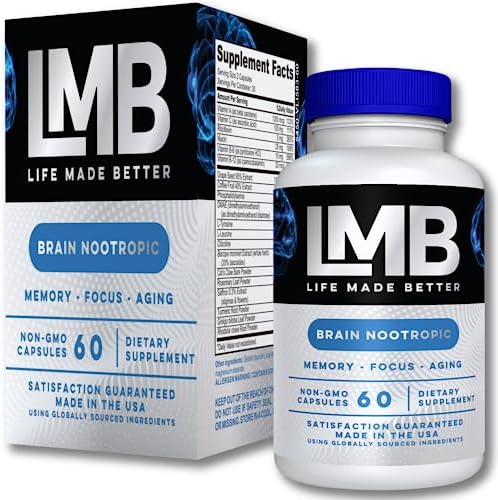 Fast-Acting Nootropics Brain Support Supplement for Memory – Improve Cognitive Function and Mental Clarity with Our Powerful Brain Memory Supplement – Enhances Mental Focus, Memory, and Concentration