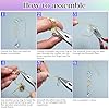H&D HYALINE & DORA 215pcs DIY Crystal Suncatcher Kits for Adults Art Crafts Set with Rainbow Maker Prisms Pendant Sun Catchers Hanging Decor for Window Garden Wedding, Gold #3