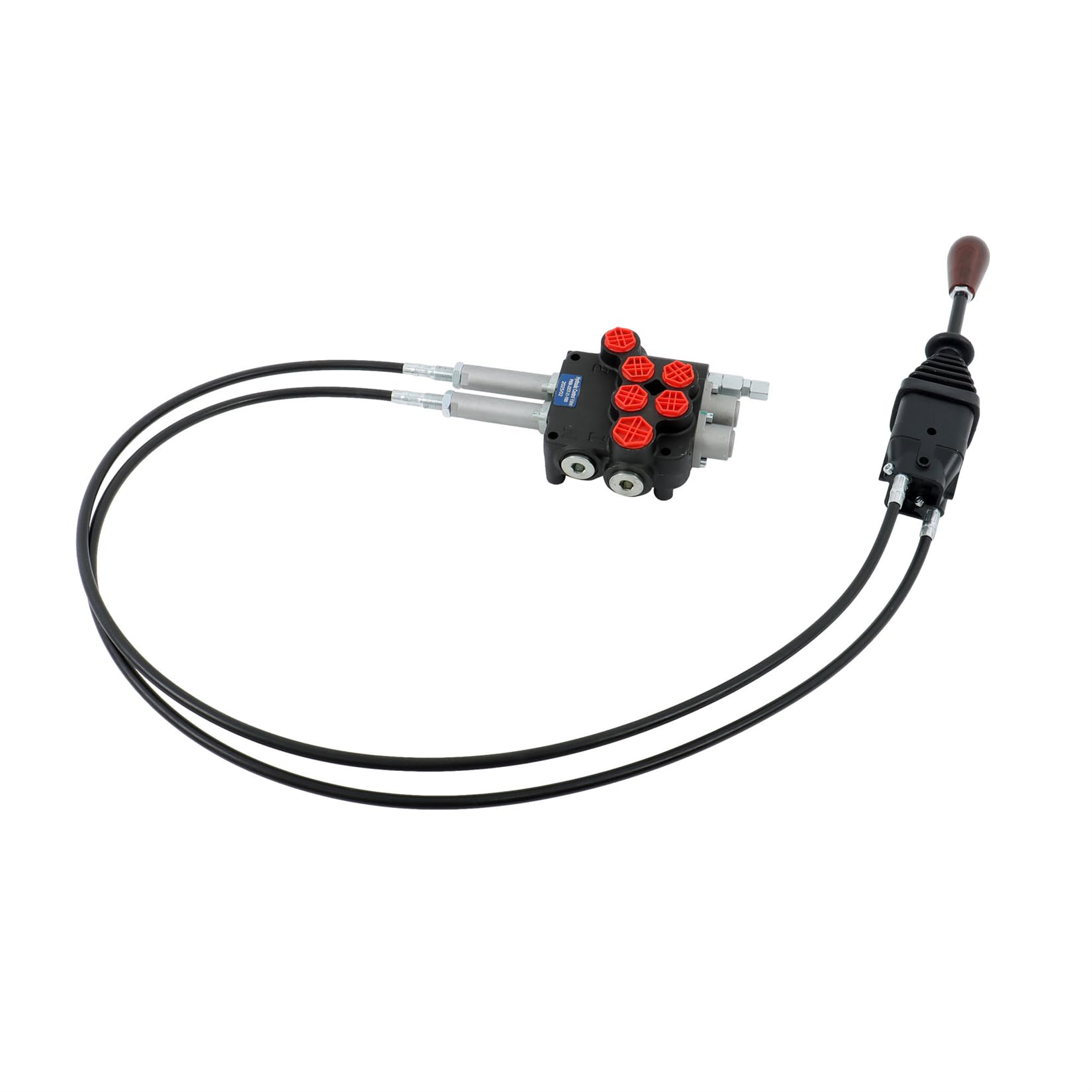 findmall P80 2 Spool Remote Control Valve 80lpm/ 21gpm with Cables and Joystick for Small Tractors, Tractors, Loaders, Log Splitter