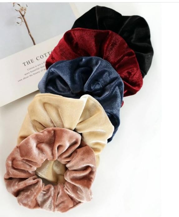 Zeniso® 5 Pcs Hair Ties Velvet Scrunchies Hair Ropes Women Hair Accessories Rubber Band (B0CQCYCQ5W) Amazon Price History, Amazon Price Tracker