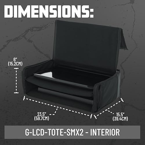 Miniatura 6 de Bolsa de transporte doble acolchada de nailon Gator Cases para transportar (2) pantallas LCD, monitores y televisores de entre 19" - 24