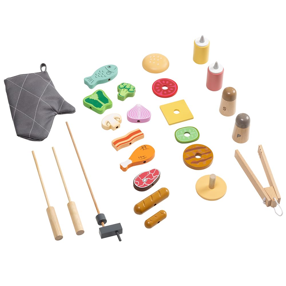 howa Maxi - Barbecue da gioco per bambini, con 25 accessori, 4825 pezzi