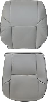 Driver Side Bottom and Top Lean Back Seat Covers Med Gray Compatible with Toyota 4Runner 2003 2004 2005 2006 2007 2008 2009